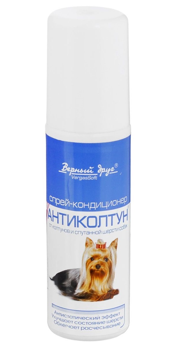 Спрей Верные Друзья Антиколтун спрей-кондиционер Собака 100м
