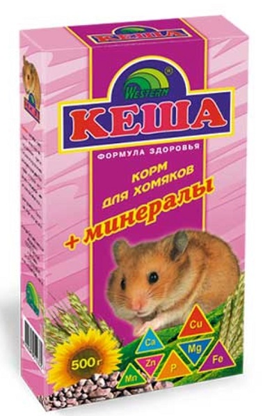 Корм Кеша для хомяков 500 г с минералами