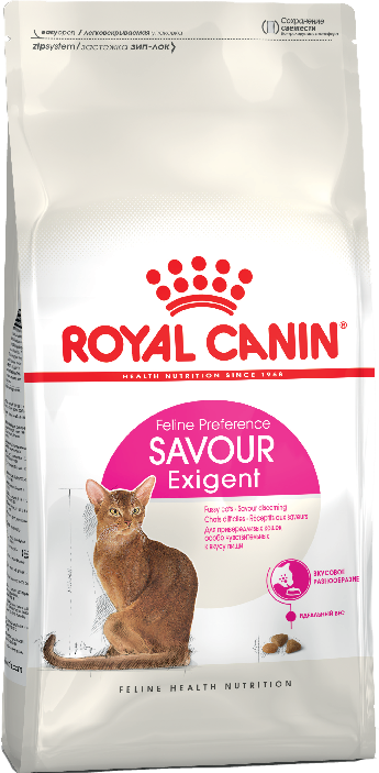 Сухой корм для взрослых привередливых кошек Royal Canin Savour Exigent 400 г 2