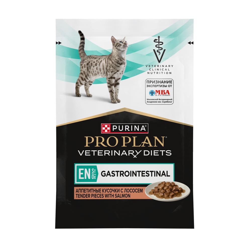 Диетический корм при расстройствах пищеварения Pro Plan Veterinary Diets EN ST/OX Gastrointestinal с рыбой 85 г 2