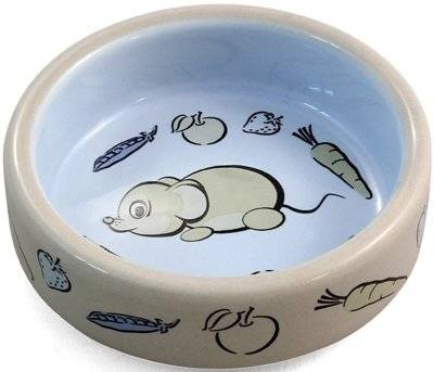 Миска керамическая для кошек и мелких животных Triol Мышонок, 0,1 л 3