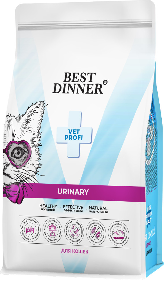 Best Dinner Vet Profi Urinary сухой корм для кошек для профилактики мочекаменной болезни - 400 г 2