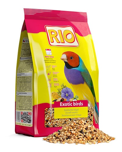 Корм для экзотических птиц RIO основной, 1 кг