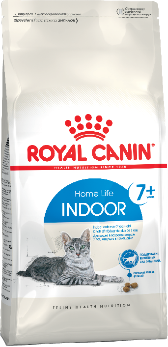 Сухой корм ROYAL CANIN INDOOR 7+ для пожилых кошек старше 7 лет живущих дома