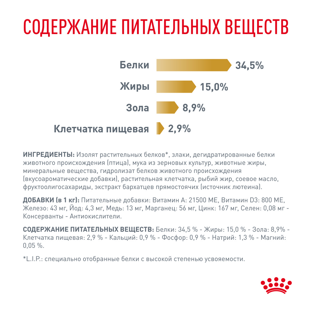 Royal Canin Urinary S/O Сухой корм для кошек при заболеваниях дистального отдела мочевыделительной системы, 350 гр. 7