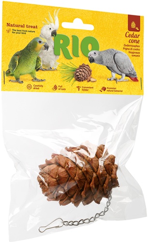 Лакомство для птиц RIO Шишка кедровая (100 г)